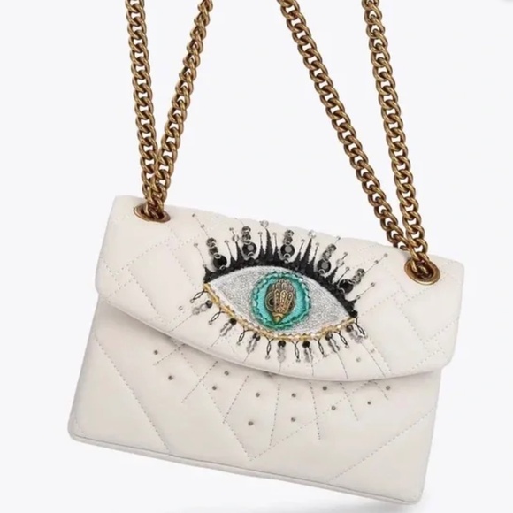 Kurt Geiger Handbags - Kurt Geiger Mini Kensington Evil Eye Quilted Leather Crossbody Shoulder Bag Nwt